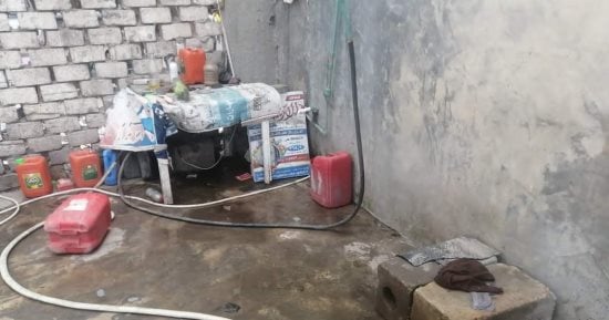 حملات إزالة التعديات على شبكة مياه الشرب بمناطق السيوف شرق الإسكندرية