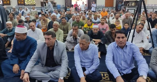 افتتاح مسجد النور بقرية قاى فى إهناسيا ببنى سويف بعد إحلاله وتجديده