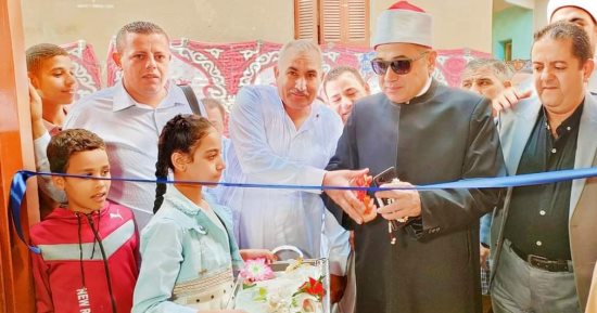 افتتاح مسجد التقويم بشبين القناطر بعد توسعته بتكلفة مليون جنيه.. صور