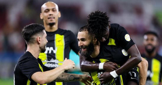 هاتريك بنزيما يقود الاتحاد لاستعادة الانتصارات فى الدوري السعودي على حساب أبها