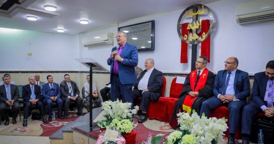 رئيس الطائفة الإنجيلية يشارك فى تنصيب القس بيشوى صفوت راعيا لكنيسة الوراق