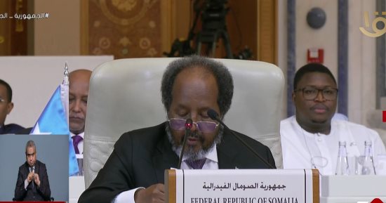 رئيس الصومال: ما يحدث فى غزة يناقض كل القيم الأخلاقية والإنسانية