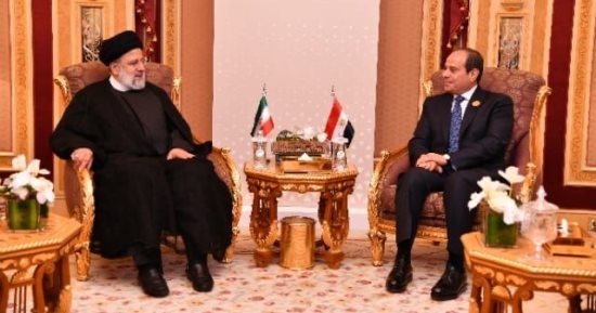 دبلوماسية مصرية منفتحة على الجميع لرفع المعاناة عن أهالى غزة.. قمة القاهرة نواه الموقف العربى الموحد.. لقاء الرئيس السيسى ونظيره الإيرانى يؤكد حرص مصر على صياغة موقف عربى ـ إسلامى صلب فى مواجهة الاحتلال