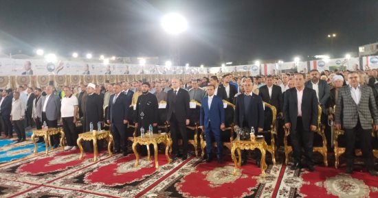 "مستقبل وطن" بالقليوبية ينظم مؤتمرًا بحضور الآلاف لدعم الرئيس السيسي.. صور