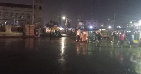 أمطار غزيرة على كفر الشيخ وإعلان حالة الطوارئ ورفع درجة الاستعداد.. فيديو وصور