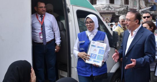 محافظ الإسكندرية يُطلق قافلة طبية بشمال المتراس ضمن مبادرة "100 يوم صحة"