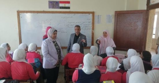 تعليم الجيزة: قوافل لمتابعة سير العملية التعليمية بإدارة أوسيم.. صور