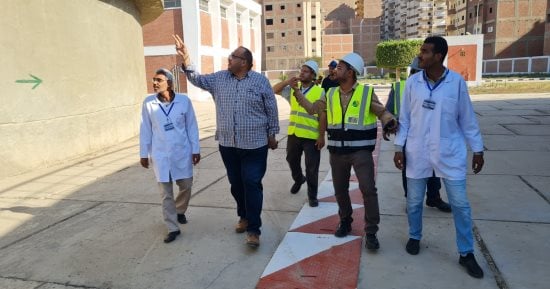 رئيس مياه سوهاج يتفقد محطتى جرجا والبلينا ويؤكد أهمية الصيانة الدورية
