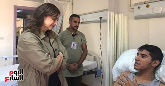 علا الشافعي: شاهدنا قدرا كبيرا من الصمود والرضا على وجوه المصابين الفلسطينيين