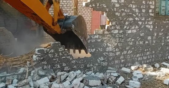 إزالة 33 حالة تعدى على الأراضى الزراعية والبناء المخالف بسوهاج