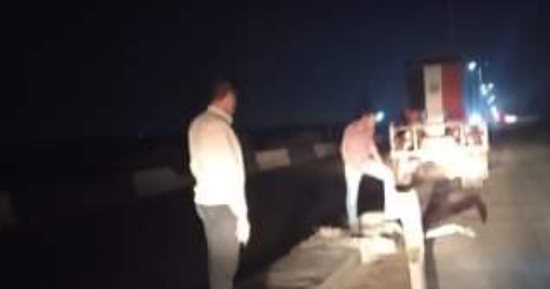 صيانة وإصلاح أعمدة الإنارة بالطريق العام منيا القمح / الزقازيق