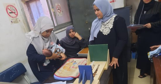 صرف 75 ألف علبة لبن وفحص 9 آلاف طفل ضمن رعاية الأمومة والطفولة بالدقهلية
