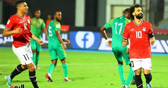 محمد صلاح يتقدم لمنتخب مصر بهدفين في مرمى جيبوتى بعد مرور 30 دقيقة