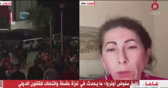 نائبة مفوض "أونروا": أكثر من 2.2 مليون يتعرضون لعقاب جماعي فى قطاع غزة