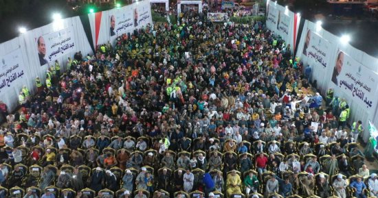 التحالف الوطنى يستعرض إنجازات الدولة فى مؤتمرات دعم المرشح عبد الفتاح السيسى