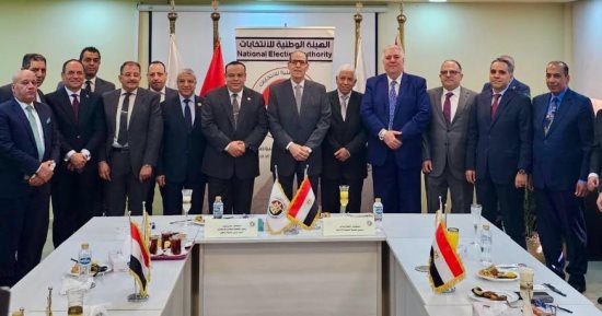رئيس النيابة الإدارية يشيد بدور الهيئة الوطنية للانتخابات 