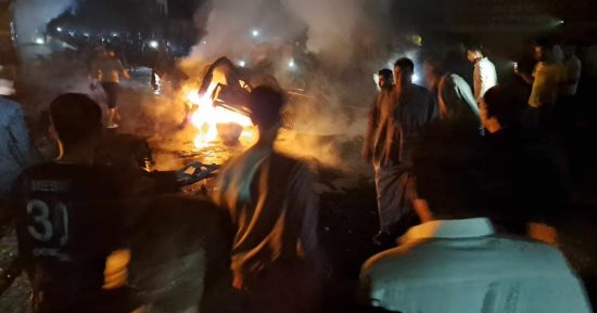 الحماية المدنية تسيطر على حريق نشب في سيارة بالغربية