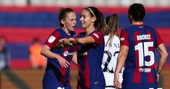 برشلونة يهزم ريال مدريد بخماسية نظيفة فى كلاسيكو السيدات