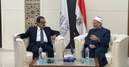 مفتى الجمهورية يستقبل المرشح الرئاسى "فريد زهران" وأعضاء حملته الانتخابية