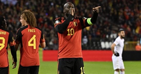 منتخب بلجيكا يمطر شباك أذربيجان بسوبر هاتريك لوكاكو فى الشوط الأول