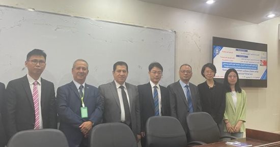 جامعة حلوان تبحث تعزيز التعاون مع وفد من جامعتى شنغهاى وفودان بالصين 
