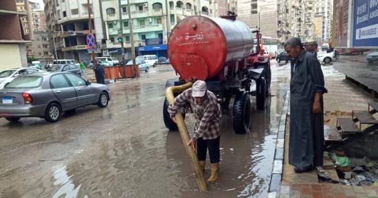 سقوط أمطار وانخفاض فى درجات الحرارة وتكاثر السحب بجميع مراكز الدقهلية