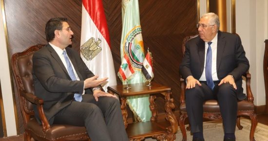 ‫وزيرا زراعة مصر ولبنان يتابعان ملفات التعاون المشتركة بين البلدين