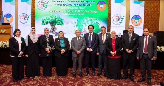 مناقشة 18 بحثا خلال 7 جلسات بالمنتدى البيئى الدولى السادس لجامعة طنطا
