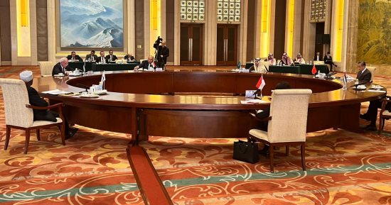 ​وزير الخارجية وأعضاء اللجنة الوزارية يلتقون نائب الرئيس الصيني ووزير الخارجية في أولى محطاتهم ببكين .. تأكيد عربي على ضرورة وقف إطلاق النار فى غزة.. شكرى: دول كبرى تعطي غطاءً للاعتداءات الإسرائيلية الحالية