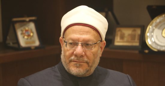 المفتى: موقف القيادة السياسية المصرية من قضية فلسطين محل فخر واعتزاز