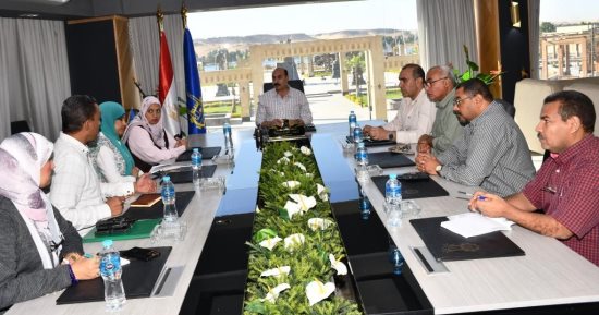محافظ أسوان: 40% نسبة تنفيذ مشروع الصرف الصحى بالشلال