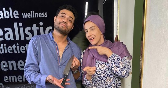 أحمد ماجد لـ حنان مطاوع بعد الحلقة الأخيرة من صوت وصورة: دوختك 29 حلقة