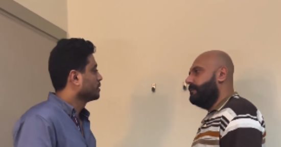 قاتل "صوت وصورة" مع ملك النطاعة.. فيديو من كواليس المسلسل بعد انتهائه