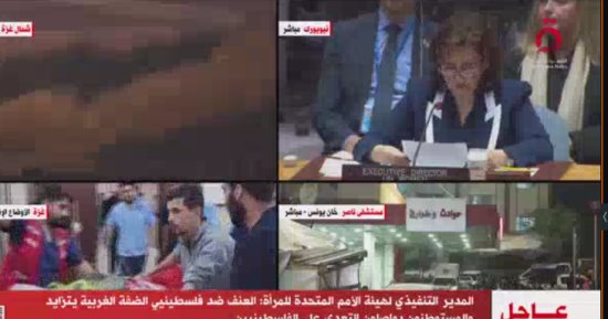 المدير التنفيذى لهيئة الأمم المتحدة للمرأة تشجع المانحين على موصلة دعم غزة