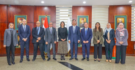 تفاصيل لقاء رئيس البريد بمدير شركة عالمية لبحث خطط التحول الرقمى