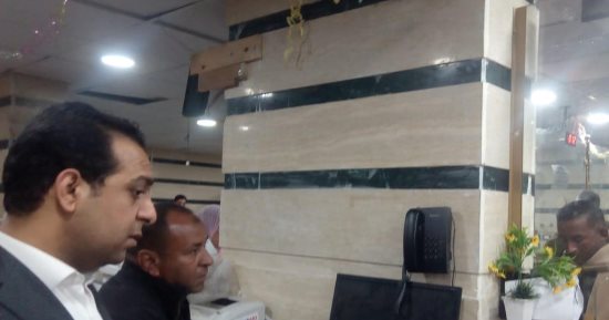 نائب محافظ قنا يتفقد المركز التكنولوجى لخدمة المواطنين بنجع حمادى 