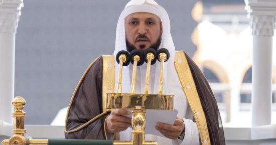 خطيب المسجد الحرام: ‏اللهم كن لأهلنا وإخواننا فى غزة واحفظ المسجد الأقصى