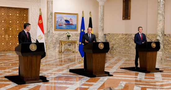 الرئيس السيسى: ما يحدث يجعل بيئة الحياة فى غزة مستحيلة.. هناك توافق تجاه رفض التهجير وتصفية القضية.. الأفق السياسى لحل القضية لا يصل إلى المأمول ونحتاج للاعتراف بدولة فلسطينية ودخولها الأمم المتحدة