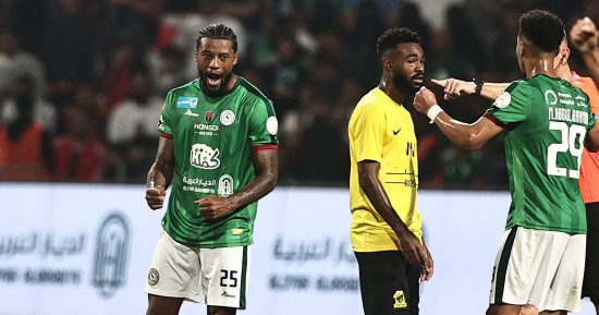الاتحاد يتأخر أمام الاتفاق بهدف فى الشوط الأول بالدوري السعودى.. فيديو