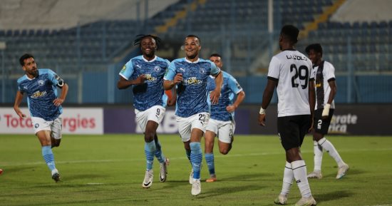 نواذيبو الموريتانى يتقدم على بيراميدز بالهدف الأول بعد 4 دقائق