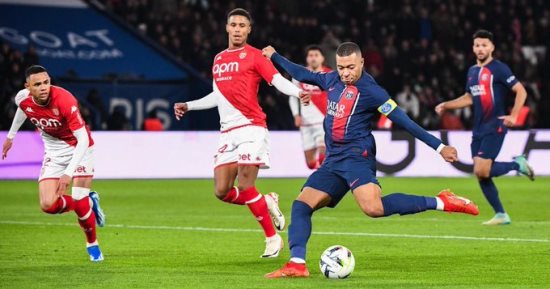 La date du match entre Monaco et le Paris Saint-Germain en Ligue française