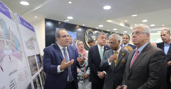 وزير التعليم العالي يفتتح عددًا من المشروعات الجديدة بجامعة بورسعيد