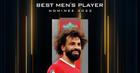 محمد صلاح يتفوق على ميسي وهالاند فى سباق التصويت بجائزة جلوب سوكر