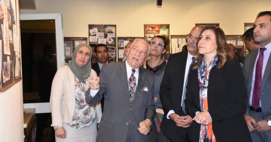 وزيرة الثقافة تفتتح معرض "العمارة الشعبية.. رؤى ومسيرة" بالهناجر.. صور
