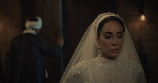 شريف سلامة يعتذر لبسنت شوقى بسبب هروبه من حفل زفافهما فى مسلسل العودة