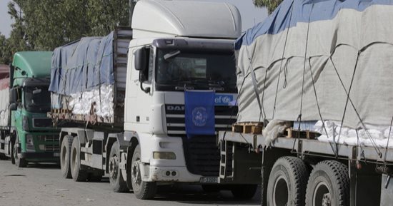 معبر رفح بوابة دخول المساعدات الإنسانية إلى غزة