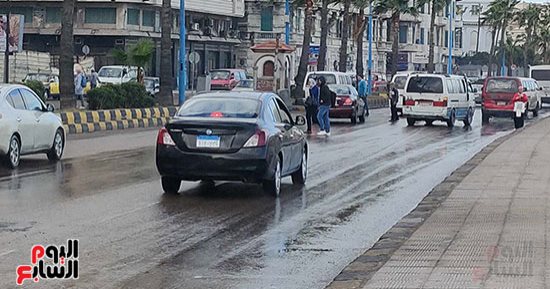 توقعات بهطول أمطار متوسطة على الإسكندرية فى نوة الفيضة الكبرى غدا