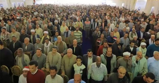 حشود كبيرة بالدقهلية خلال مؤتمر انتخابى لمرشح «مستقبل وطن» وحيد فودة