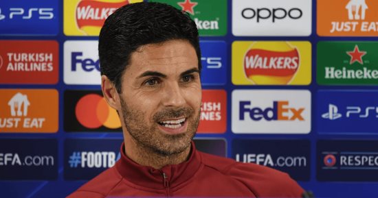 أرتيتا: لسنا خائفين من ريال مدريد ومستعدون للتحدي
