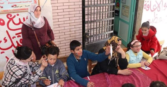 مكتبة مصر العامة بالزقازيق تنظم يوما ترفيهيا لطلبة مدرسة الأمل للصم